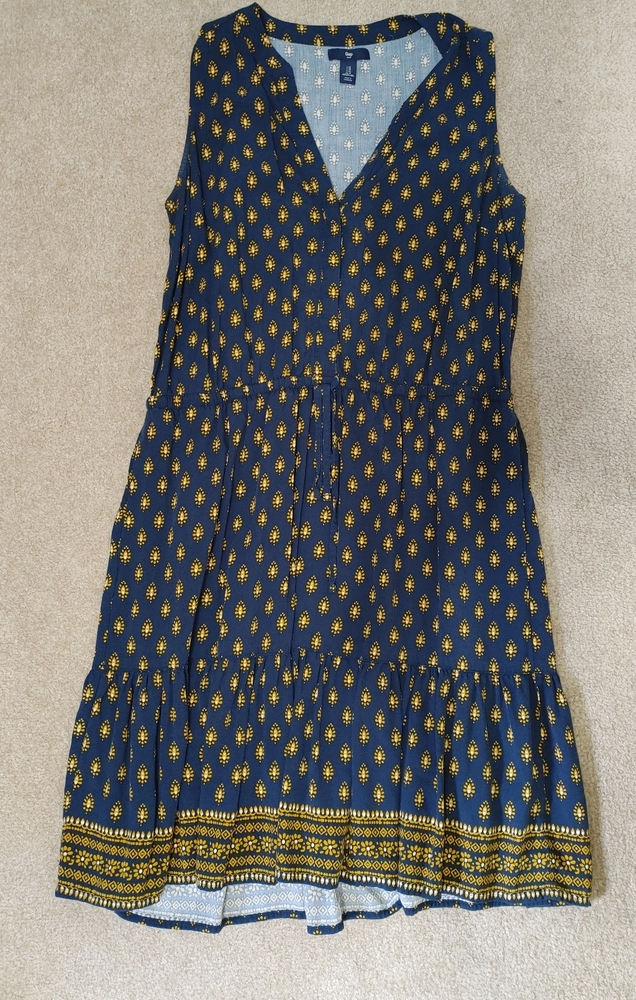 Navy and Gold GAP Dress